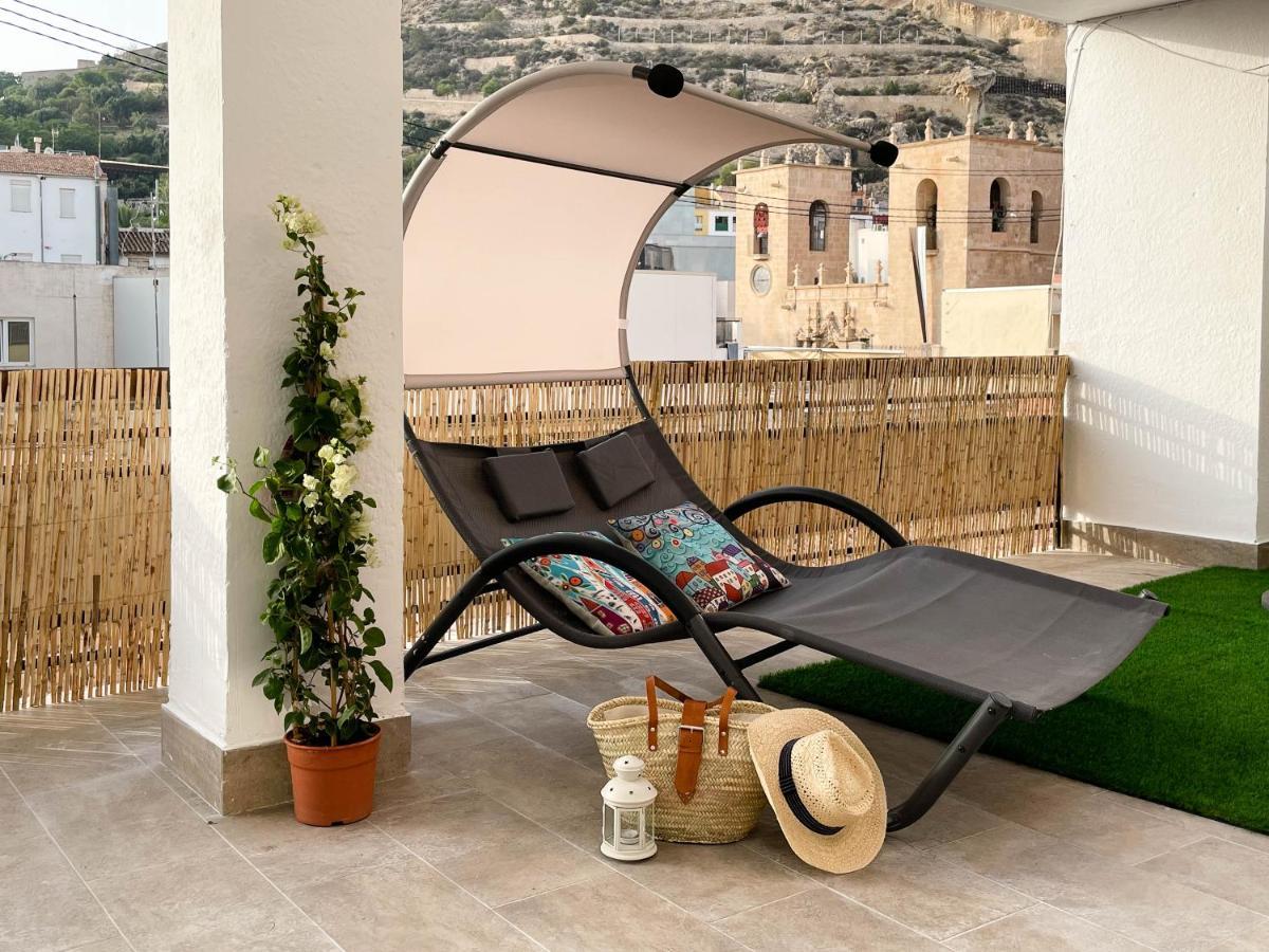 La Terraza. Vistas Al Castillo A 1 Min. De La Playa Аликанте Экстерьер фото