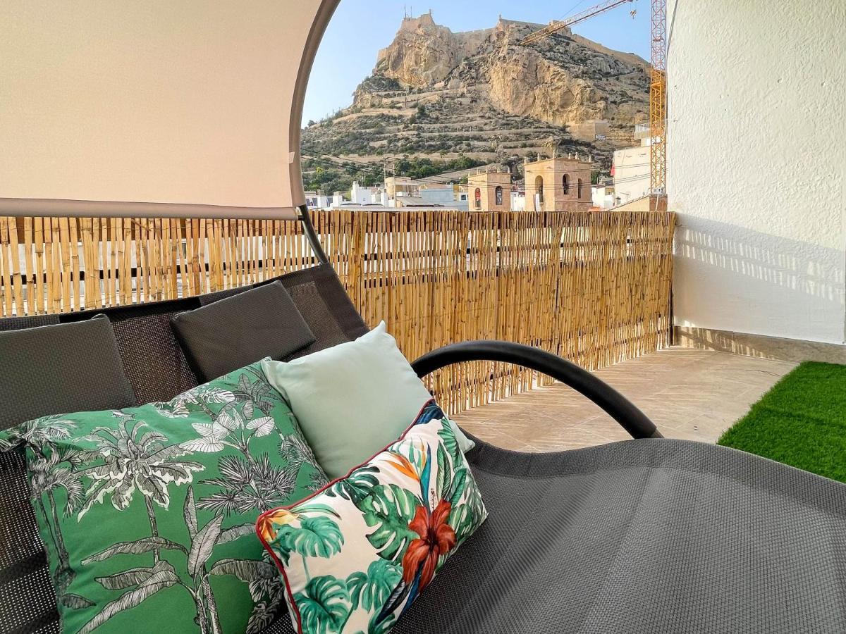 La Terraza. Vistas Al Castillo A 1 Min. De La Playa Аликанте Экстерьер фото