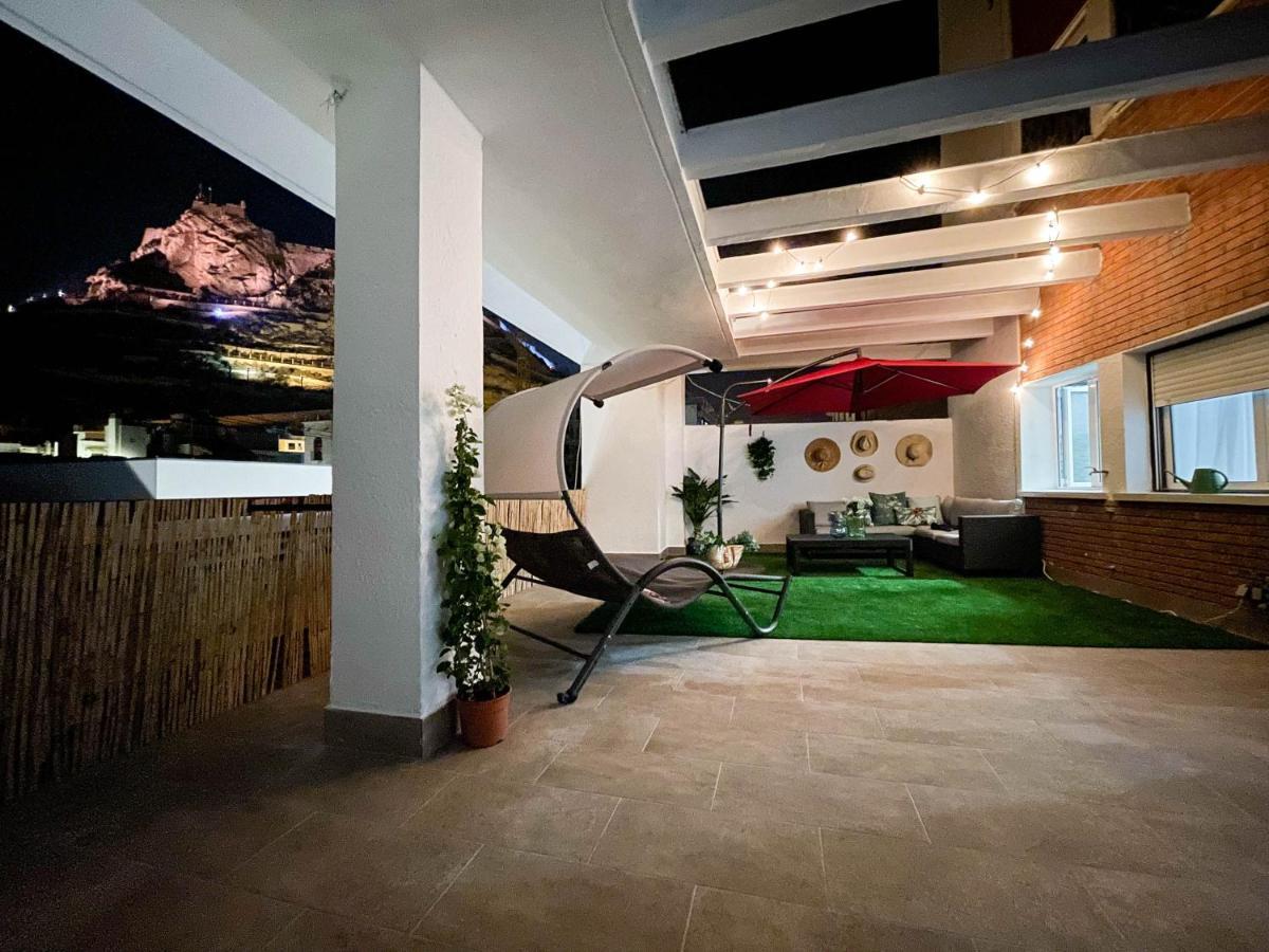 La Terraza. Vistas Al Castillo A 1 Min. De La Playa Аликанте Экстерьер фото